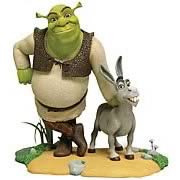 Shrek & Donkey 10-Inch Statue